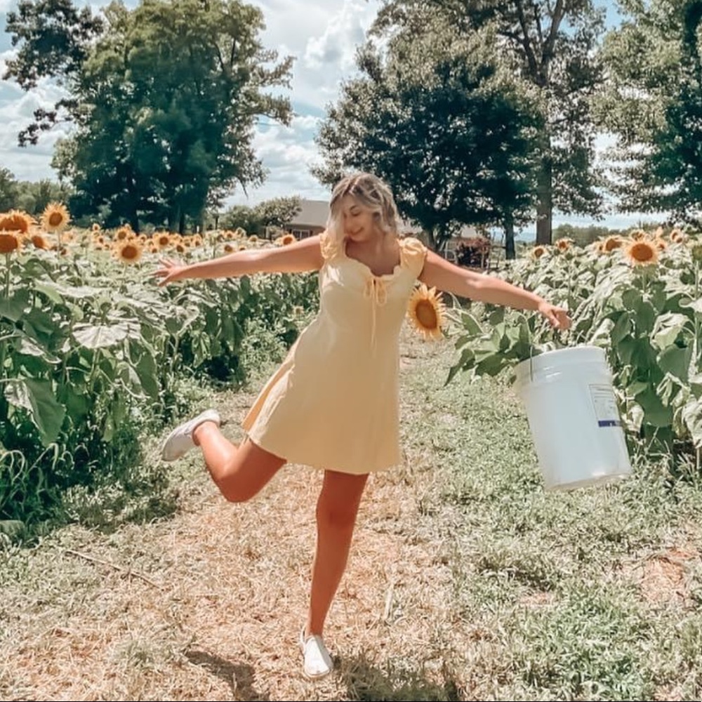 ZAFUL- yellow sundress size XL US 10